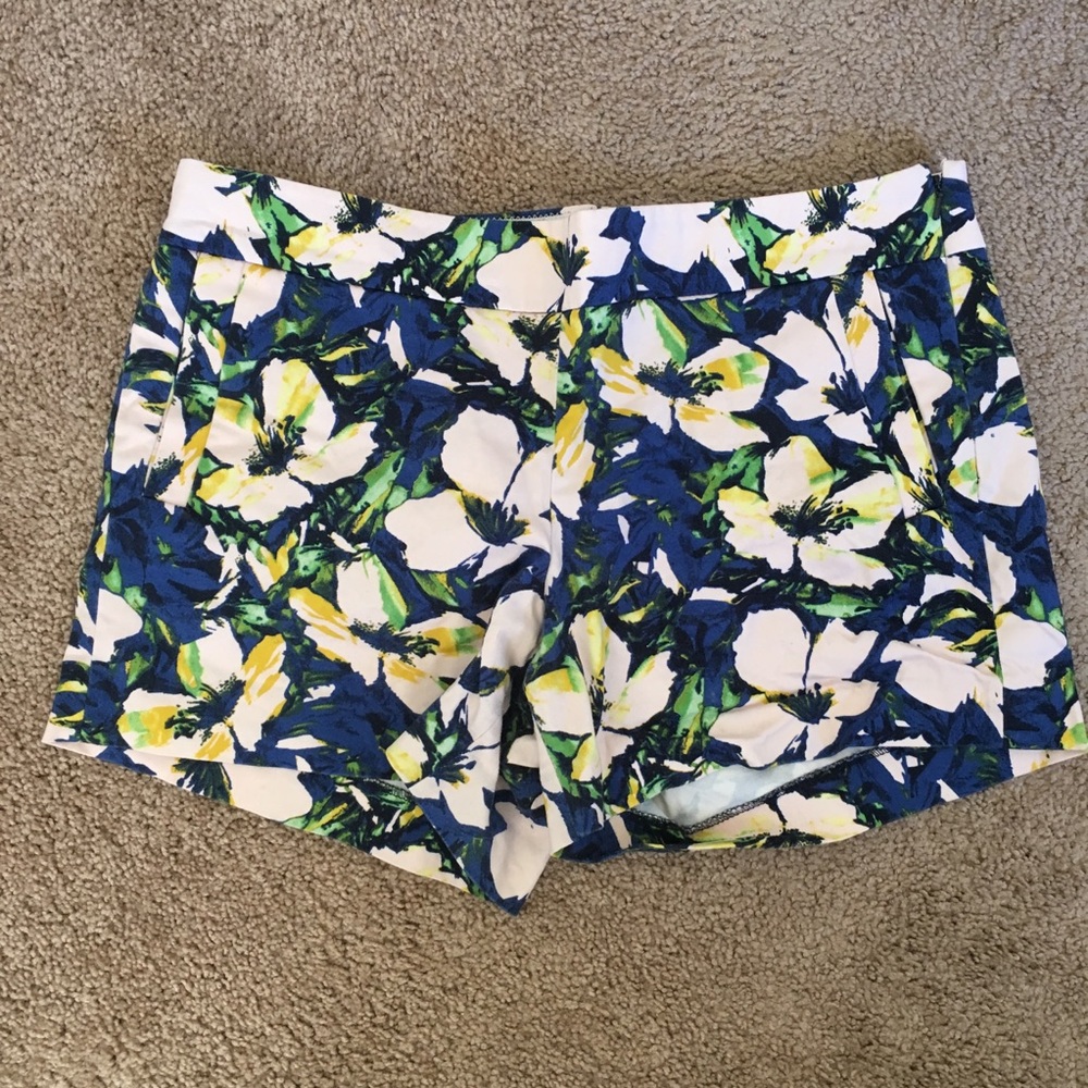 Printed J Crew Stretchy Shorts Size 12